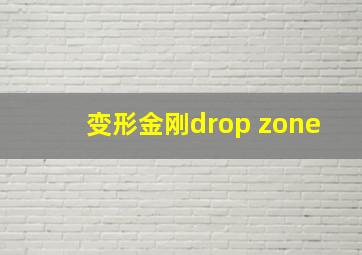 变形金刚drop zone